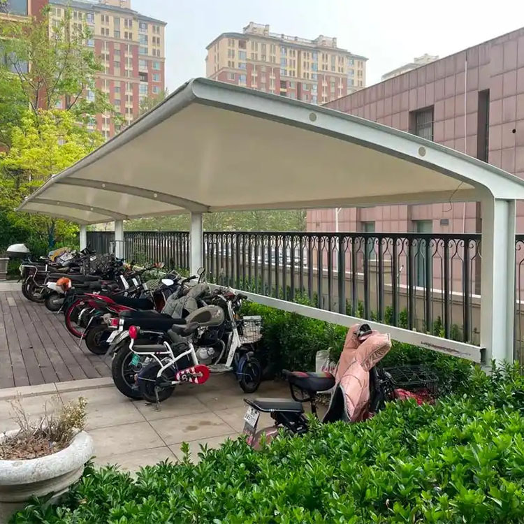 银川膜结构电动车棚