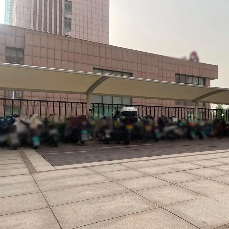 银川膜结构电动车棚